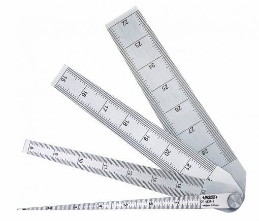 Insize 4837 Konik Cetvel Seti 1-29 mm