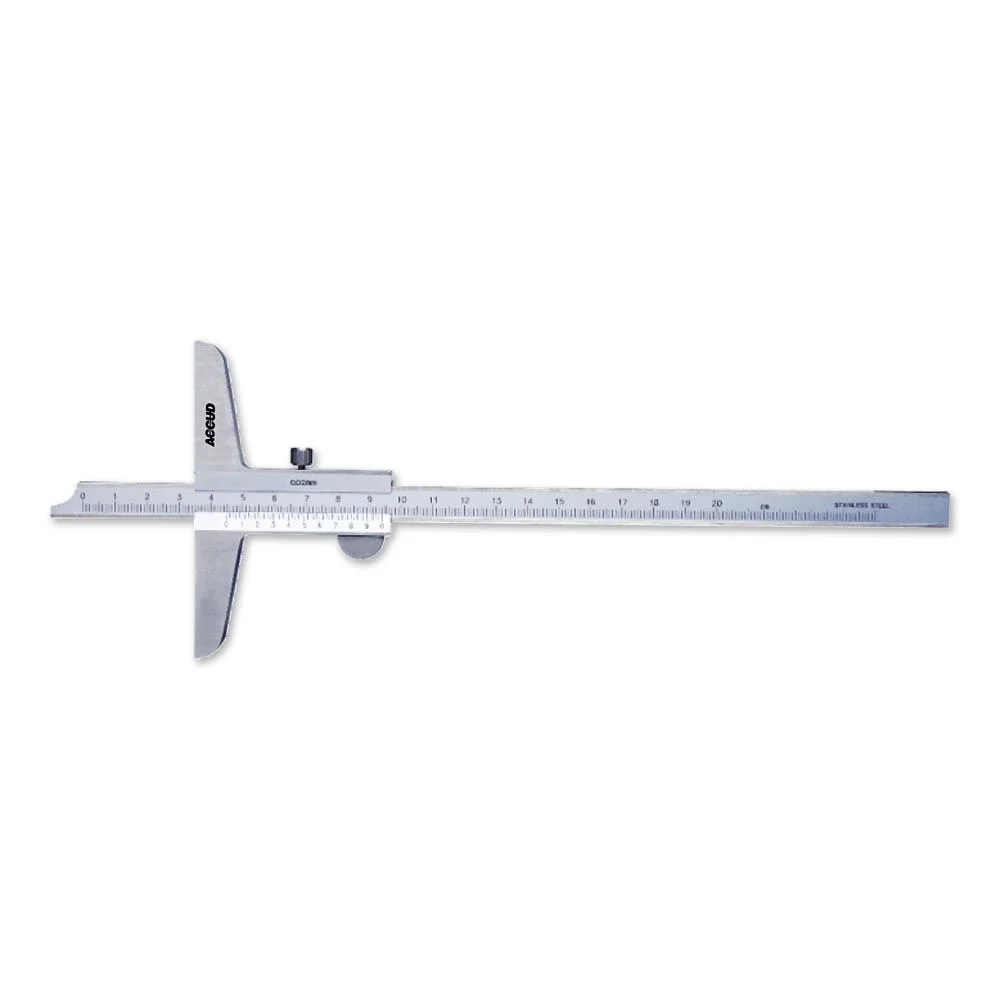 Accud 177-006-11 Mekanik Derinlik Kumpası 0-150mm